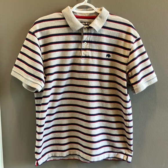 Raging Bull Gray, Blue & Red Men’s Polo Size Large - Picture 1 of 13